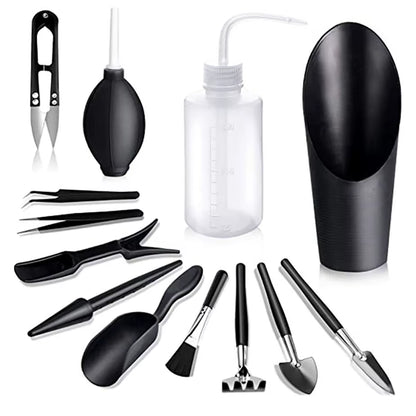 5/8/13Pcs Garden Planter Kit Succulent Plants Tools Mini Garden Hand Tools Set Indoor Bonsai Miniature Transplant Seedling Tool