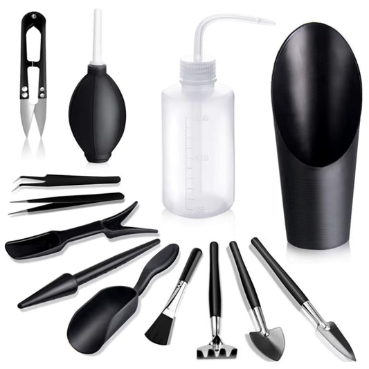 5/8/13Pcs Garden Planter Kit Succulent Plants Tools Mini Garden Hand Tools Set Indoor Bonsai Miniature Transplant Seedling Tool
