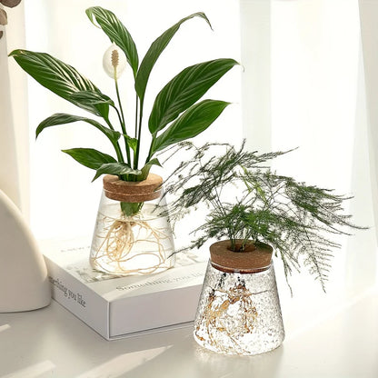1Pc, Glass Planter Propagation Station Vase Rack Tabletop Hydroponic Plants Cuttings Office Home Decoration
